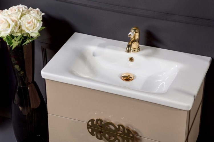 Купить купить тумба под раковину, подвесная, armadi art neoart, cappucino арт. 830-100-cp