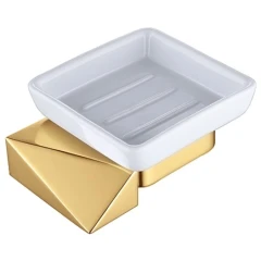 Мыльница, Boheme New Venturo, золото, белый арт. 10313-G