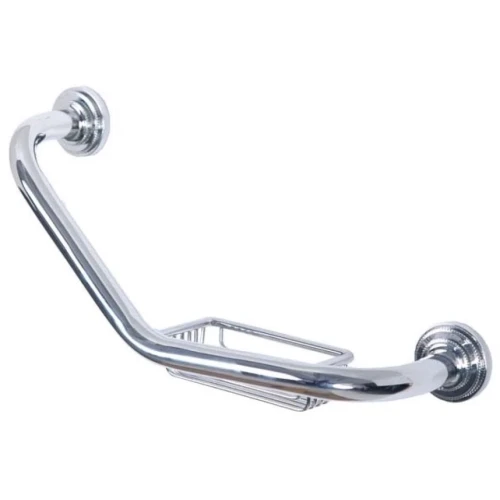 Купить купить поручень с мыльницей, boheme brillante, хром арт. 10448