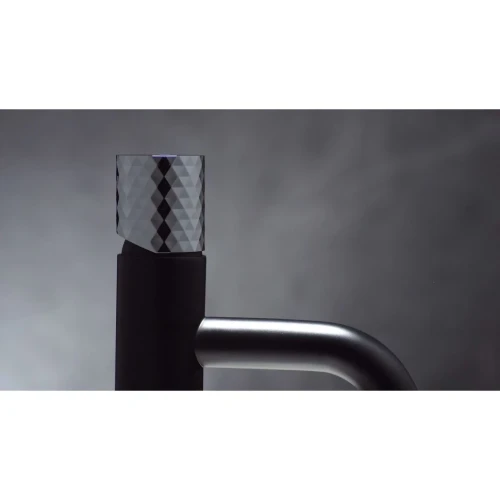 Купить купить смеситель для раковины, boheme stick, черный, хром арт. 121-bcr