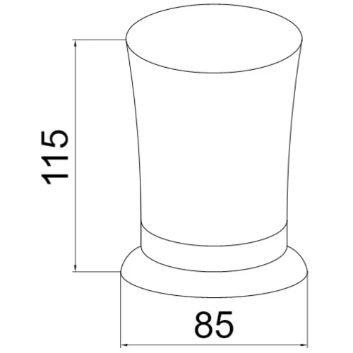 Купить купить стакан для зубных щеток, boheme brilliante, хром арт. 10441