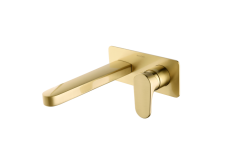 Смеситель для умывальника из стены, Boheme Spectre, 455-MG цвет: золото