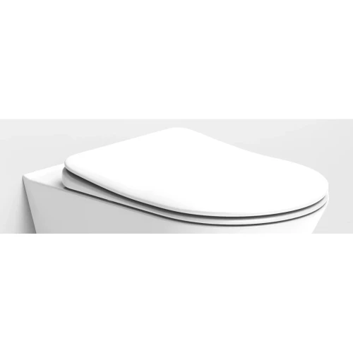 Купить купить крышка для унитаза, soft-close, белый глянец, boheme avva арт. 976-w