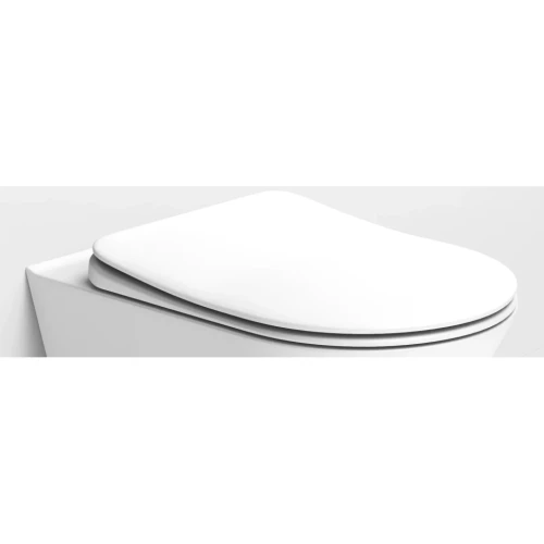 Купить купить крышка для унитаза, soft-close, белый матовый, boheme avva арт. 976-mw