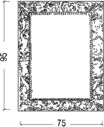 Купить купить зеркало, armadi art neoart, серебро арт. 516-м