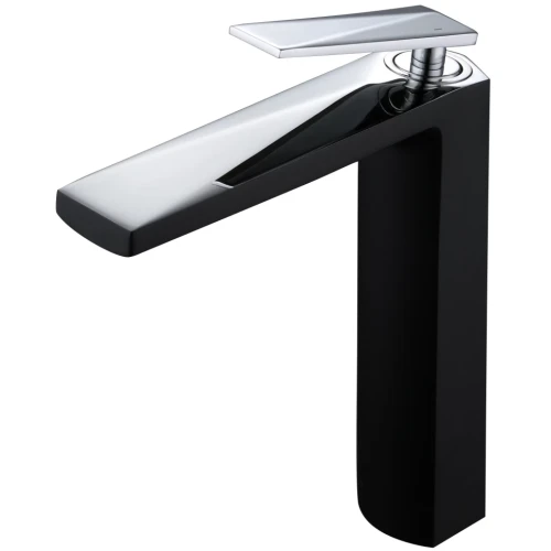 Купить купить смеситель для раковины, boheme venturo, черный, хром арт. 372-b