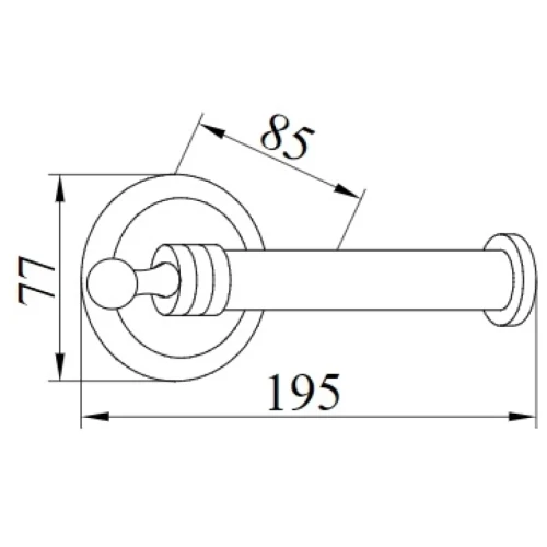 Купить купить держатель туалетной бумаги, boheme hermitage, хром арт. 10395