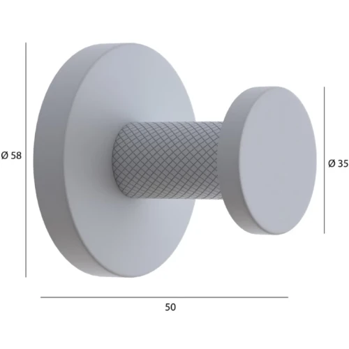 Купить купить крючок, boheme uno, хром арт. 10976-cr