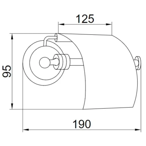 Купить купить держатель туалетной бумаги с крышкой, boheme hermitage, бронза арт. 10320
