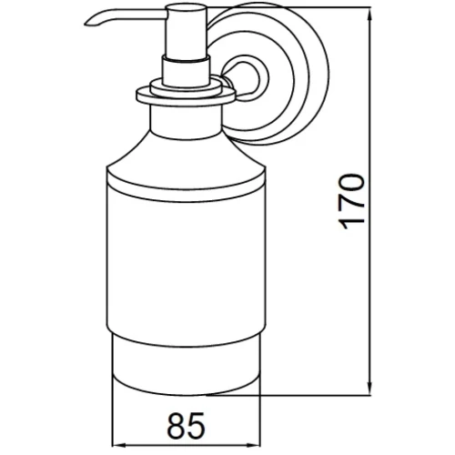 Купить купить дозатор для жидкого мыла, boheme brillante, хром арт. 10447