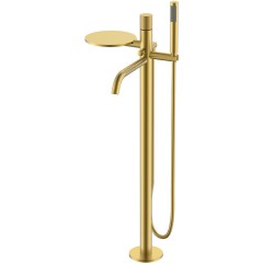 Смеситель для ванны, напольный matt gold dimond, Boheme Stick, арт. 129-MG