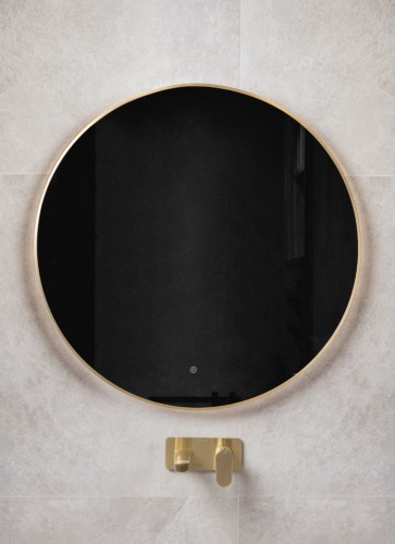 Купить купить зеркало с подсветкой с сенсорным выключателем и подогревом, armadi art modern, оружейная сталь арт. 545-100-gm