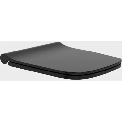 Купить купить крышка для унитаза, soft-close, черный матовый, boheme bello арт. 975-b