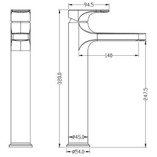 Купить купить смеситель для раковины, boheme spectre, золото арт. 452-mg