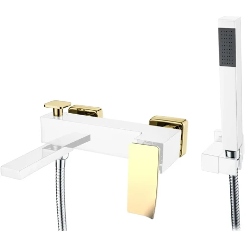 Купить купить смеситель для ванны, boheme q, хром, золото арт. 143-crg.2