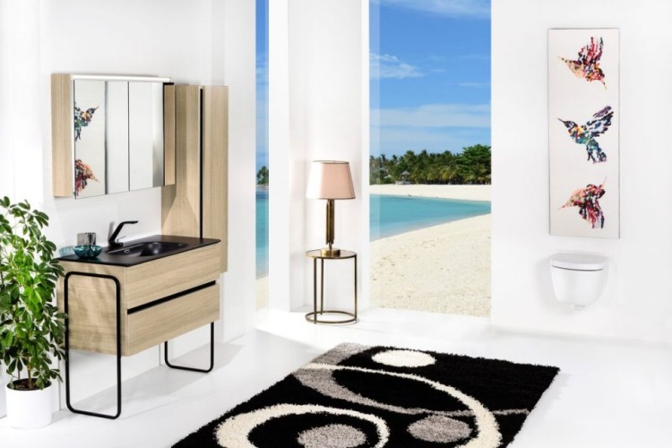 Купить купить зеркальный шкаф с подсветкой, armadi art vallessi, дуб светлый арт. 546-l