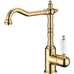 Смеситель для кухни, Boheme Tradizionale Oro Crystal, золото арт. 102-CRST