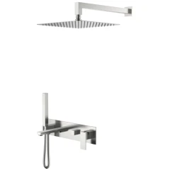 Душевая система, Boheme Qubic, никель брашированный арт. 474-NB