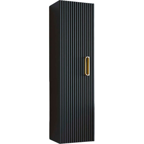 Купить купить шкаф пенал avantgarde подвесной, armadi art vallessi, черный, золото арт. 845-bg