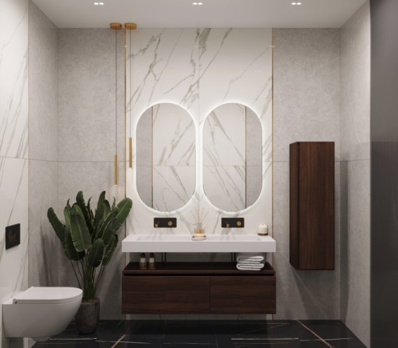 Купить купить раковина двойная, armadi art flat, белый арт. 888-140