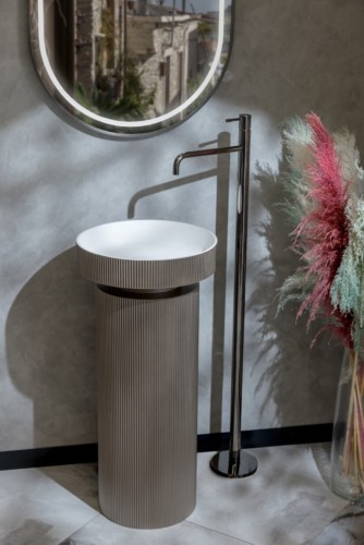 Купить купить зеркало с подсветкой с сенсорным выключателем и подогревом, armadi art modern, хром арт. 568-cr