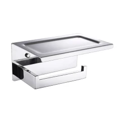 Держатель туалетной бумаги с крышкой, Boheme New Venturo, хром арт. 10311-CR