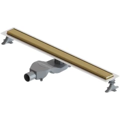 Душевой лоток с решеткой, Armadi Art Premium Linea, золото арт. 982-80-MG