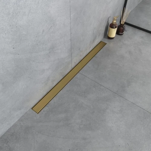 Купить купить душевой лоток с решеткой, armadi art premium linea, золото арт. 982-80-mg