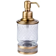 Дозатор для жидкого мыла, Boheme Royal Cristal, бронза арт. 10929-BR