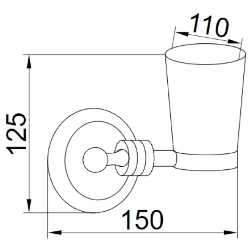 Купить купить стакан для зубных щеток, boheme hermitage, золото арт. 10353
