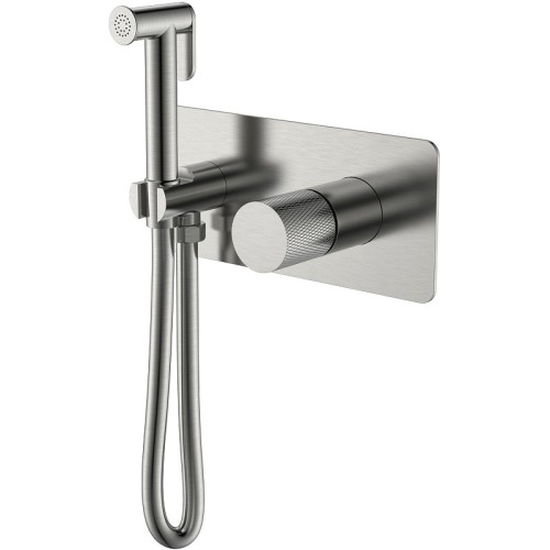 Купить купить смеситель гигиенический nikel brush c ручкой diamond, boheme stick, арт. 127-nb