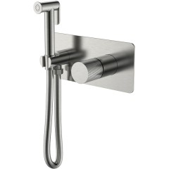 Смеситель гигиенический nikel brush c ручкой diamond, Boheme Stick, арт. 127-NB