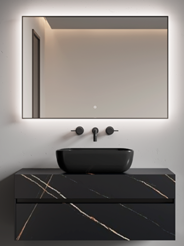 Купить купить зеркалос подсветкой с сенсорным выключателем и подогревом, armadi art modern, хром арт. 543-100-cr