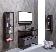 Тумба подвесная, Armadi Art Loft, антрацит арт. 894-100-A