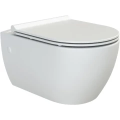 Унитаз подвесной с сиденьем микролифт, Boheme Bianca, белый арт. 963-SET-MW