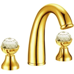 Смеситель для раковины, Boheme Imperiale Presente, золото арт. 337