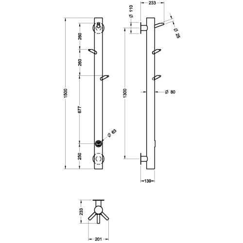Купить купить полотенцесушитель электрический, boheme uno, белый арт. 724-mw