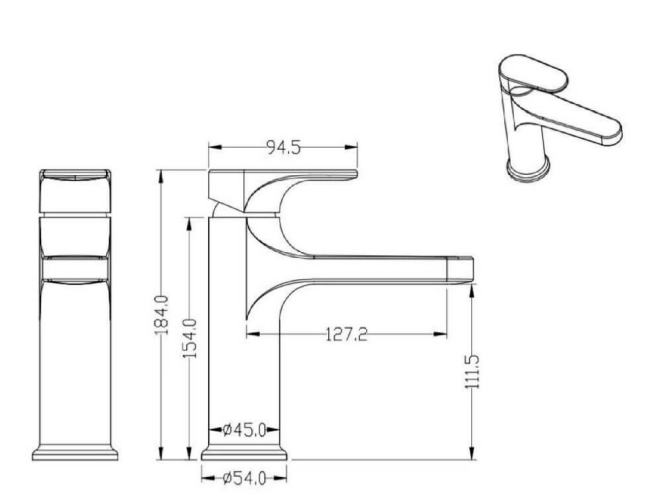 Купить купить смеситель для раковины, boheme spectre, 451-mg цвет: золото
