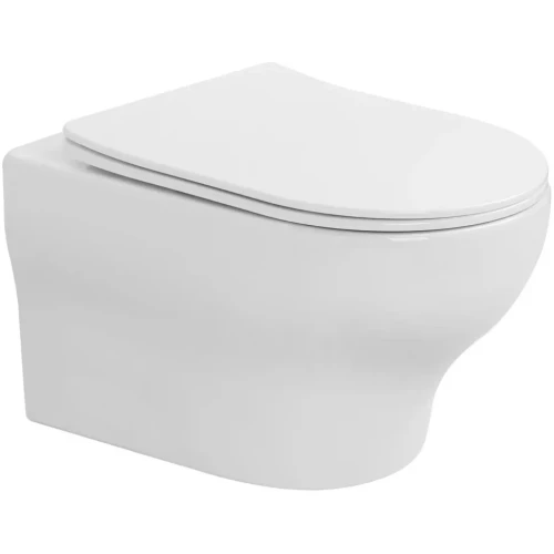 Купить купить унитаз подвесной с сиденьем микролифт, boheme fiore, белый арт. 978-set-w