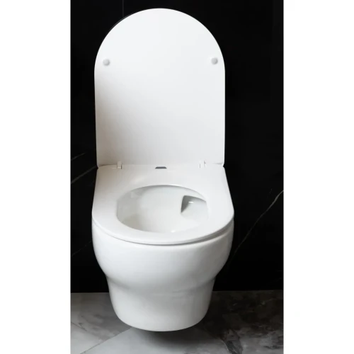 Купить купить унитаз подвесной с сиденьем микролифт, boheme fiore, белый арт. 978-set-w