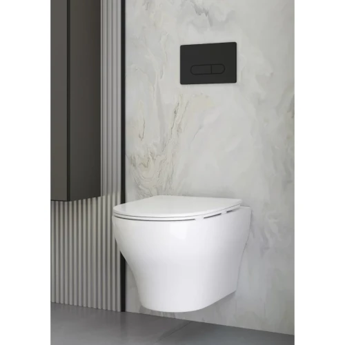 Купить купить унитаз подвесной с сиденьем микролифт, boheme fiore, белый арт. 978-set-w