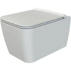 Унитаз биде подвесной с сиденьем микролифт, Boheme Zen, белый арт. 967-SET-2-W