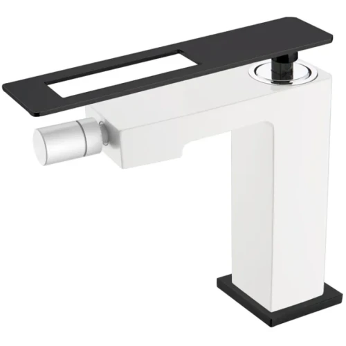 Купить купить смеситель для биде, boheme q, белый, черный арт. 146-wb