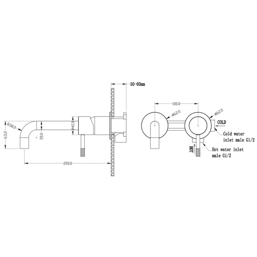 Купить купить смеситель для раковины, boheme uno, белый арт. 465-mw