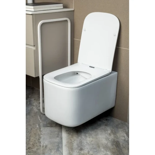 Купить купить унитаз подвесной с сиденьем микролифт, boheme mane, белый арт. 970-set-mw