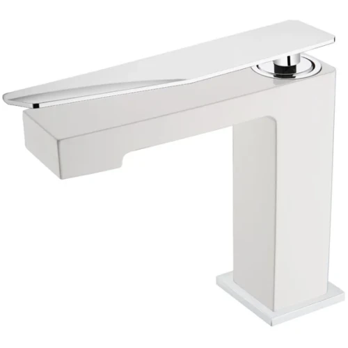 Купить купить смеситель для раковины, boheme q, белый, хром арт. 141-wcr.2