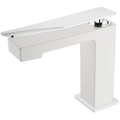 Смеситель для раковины, Boheme Q, белый, хром арт. 141-WCR.2