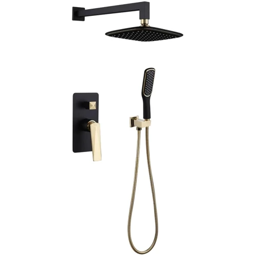 Купить купить душевая система, boheme venturo, черный, золото арт. 384-b