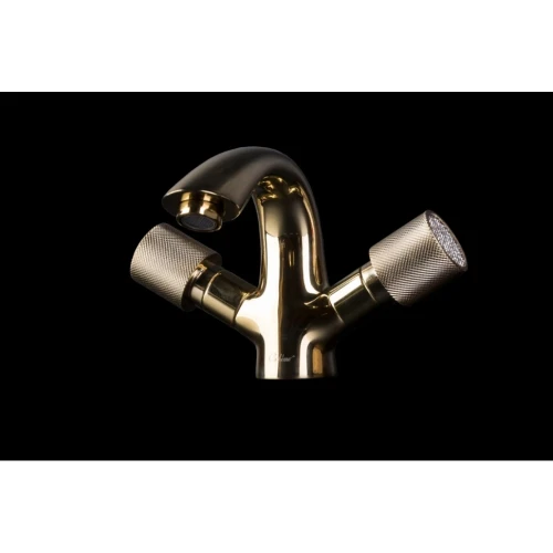 Купить купить смеситель для раковины, boheme royal cristal, золото арт. 291-royal/crst