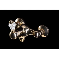 Смеситель для душа, Boheme Crystal, золото арт. 284-CRST